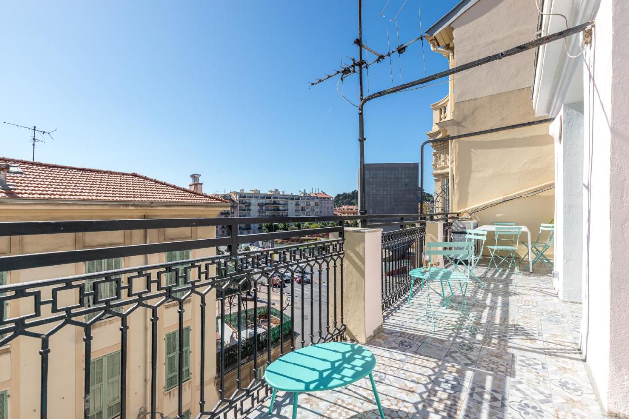 Squared Head-Apartment With Terrace In ニース エクステリア 写真